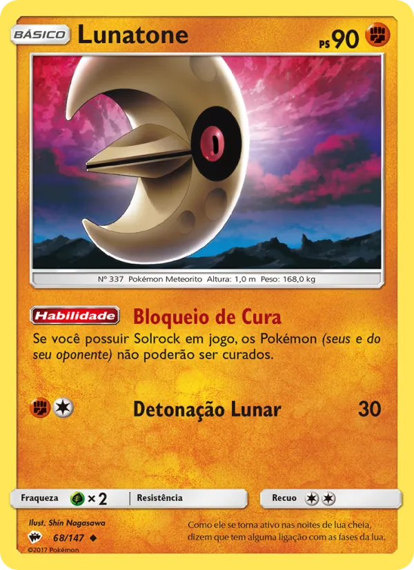 Lunatone Sombras Ardentes 68/147