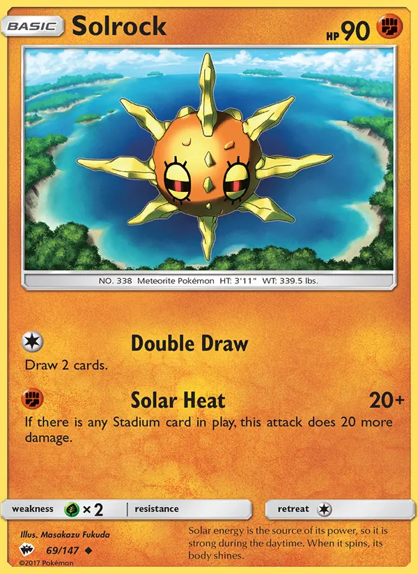 Solrock Burning Shadows 69/147