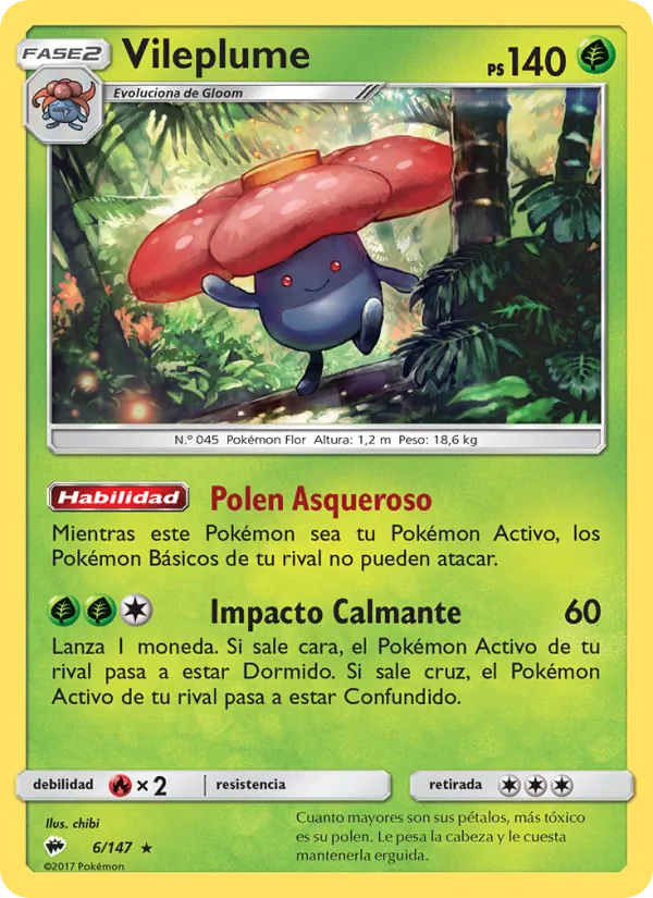 Vileplume Sombras Ardientes 6/147