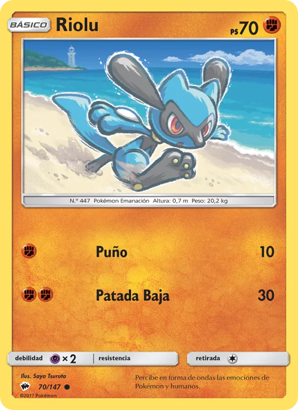 Riolu Sombras Ardientes 70/147