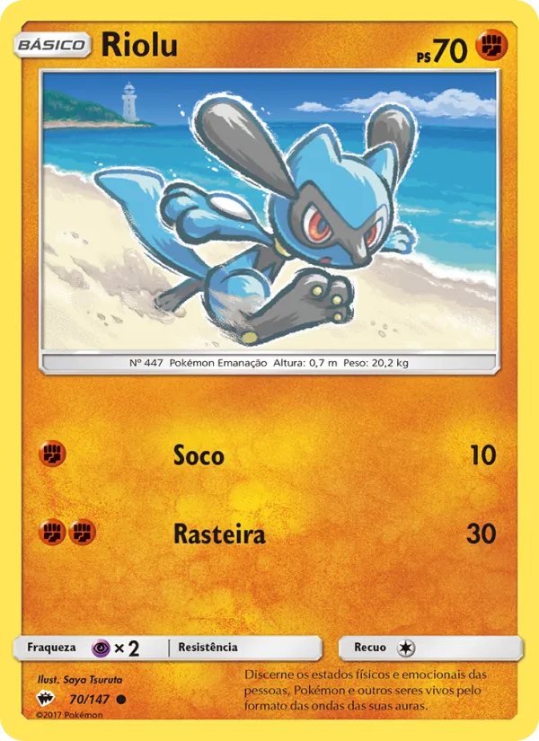 Riolu Sombras Ardentes 70/147
