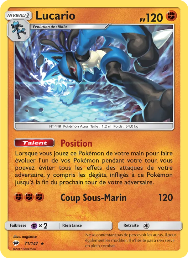 Lucario Ombres Ardentes 71/147