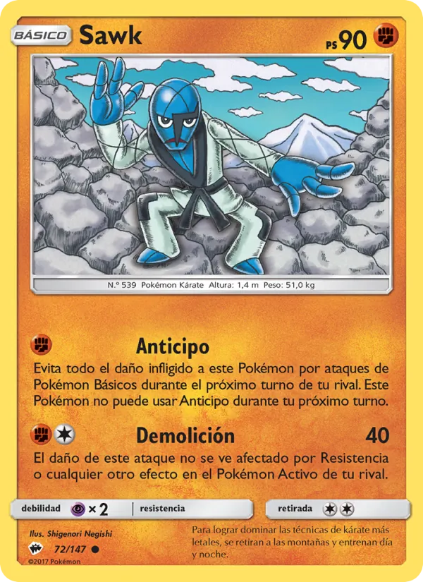 Sawk Sombras Ardientes 72/147