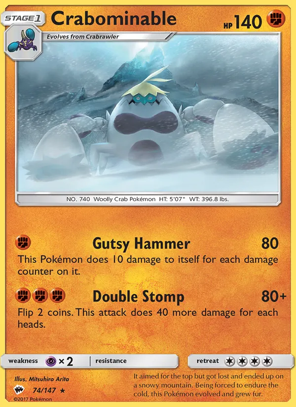 Crabominable Burning Shadows 74/147