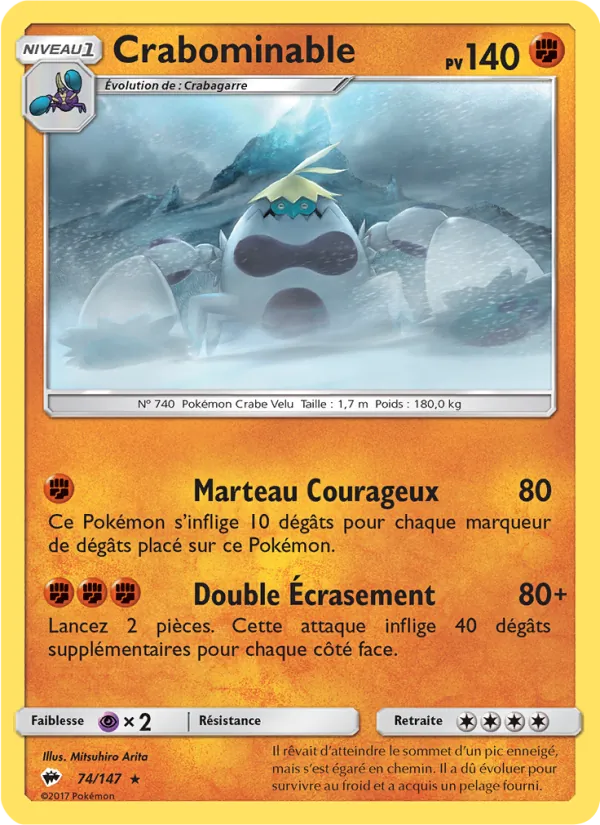 Crabominable Ombres Ardentes 74/147