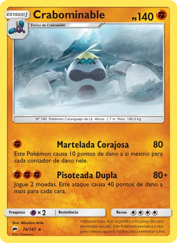Crabominable Sombras Ardentes 74/147