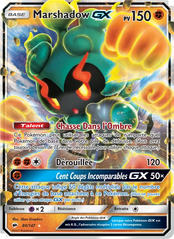 Marshadow GX Ombres Ardentes 80/147