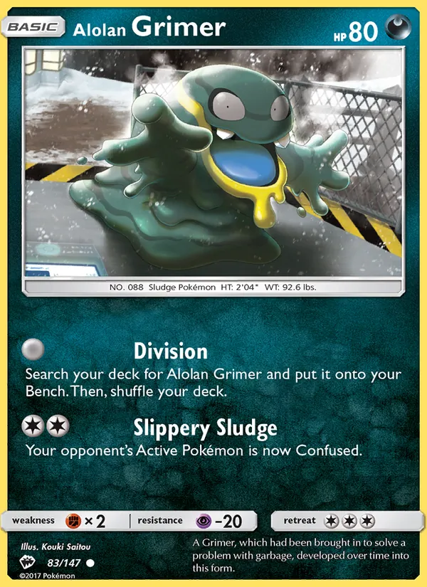 Alolan Grimer Burning Shadows 83/147