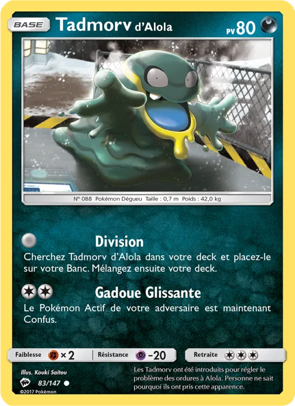 Tadmorv d’Alola Ombres Ardentes 83/147