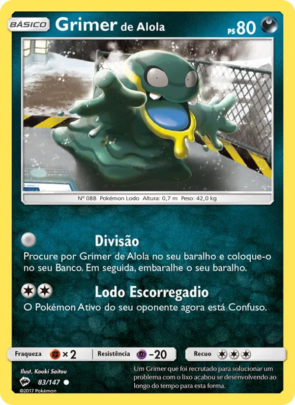 Grimer de Alola Sombras Ardentes 83/147