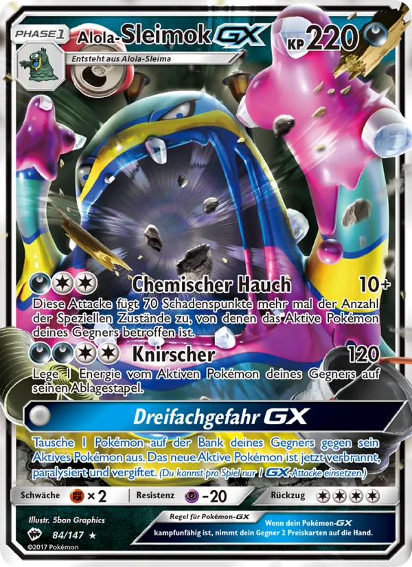 Alola-Sleimok GX Nacht in Flammen 84/147