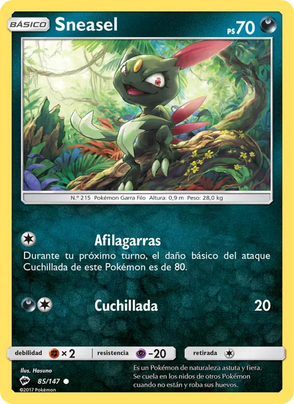 Sneasel Sombras Ardientes 85/147