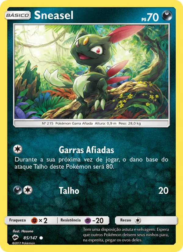 Sneasel Sombras Ardentes 85/147