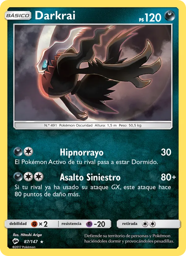 Darkrai Sombras Ardientes 87/147