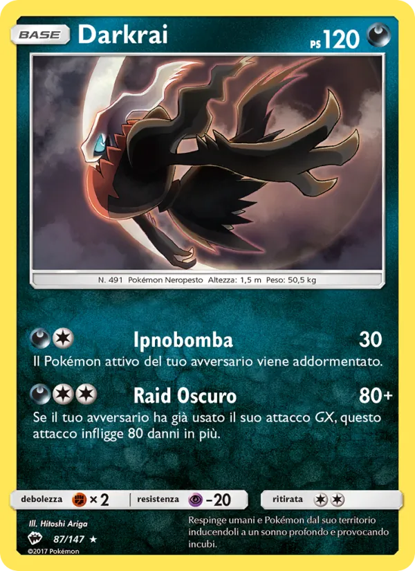 Darkrai Ombre Infuocate 87/147