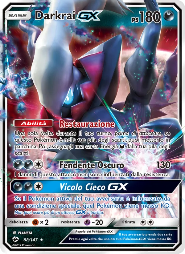 Darkrai GX Ombre Infuocate 88/147