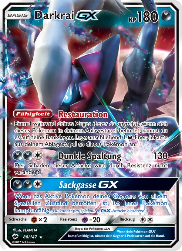 Darkrai GX Nacht in Flammen 88/147