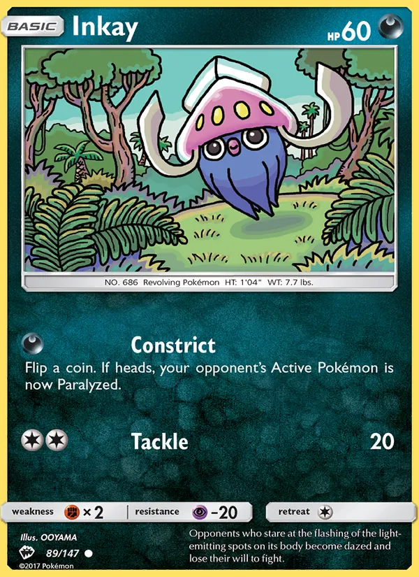 Inkay Burning Shadows 89/147
