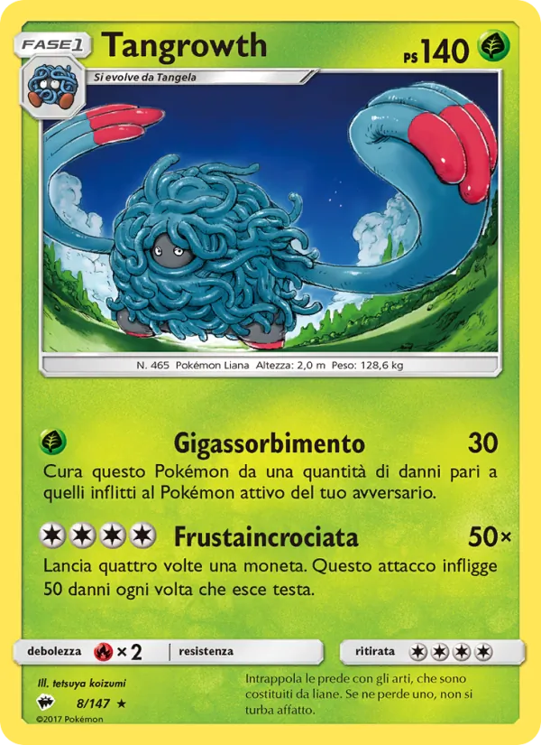 Tangrowth Ombre Infuocate 8/147