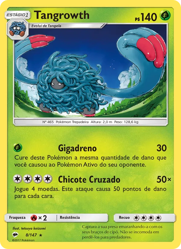 Tangrowth Sombras Ardentes 8/147