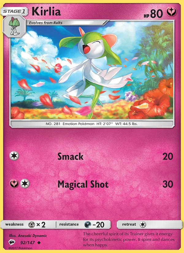 Kirlia Burning Shadows 92/147