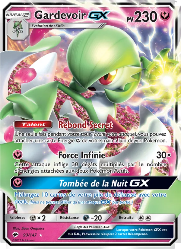 Gardevoir GX Ombres Ardentes 93/147