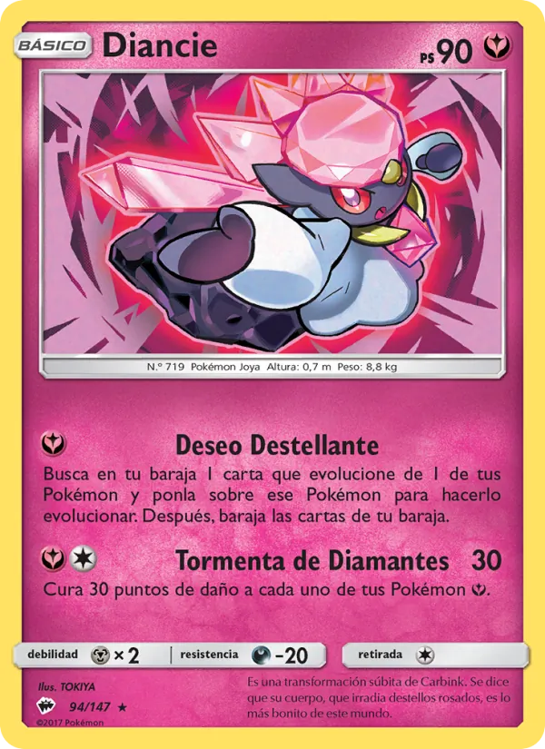 Diancie Sombras Ardientes 94/147