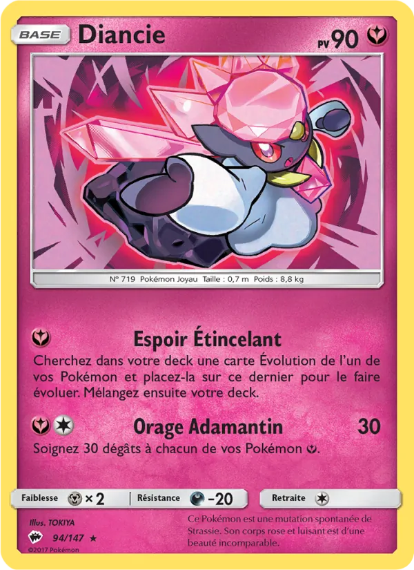 Diancie Ombres Ardentes 94/147