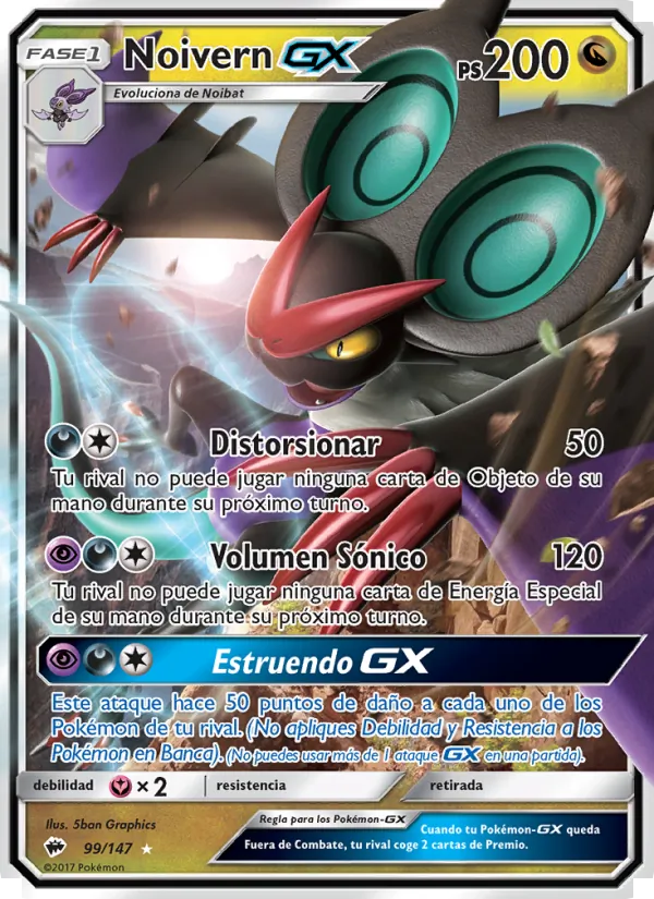 Noivern GX Sombras Ardientes 99/147