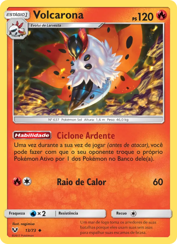 Volcarona Lendas Luminescentes 13/73