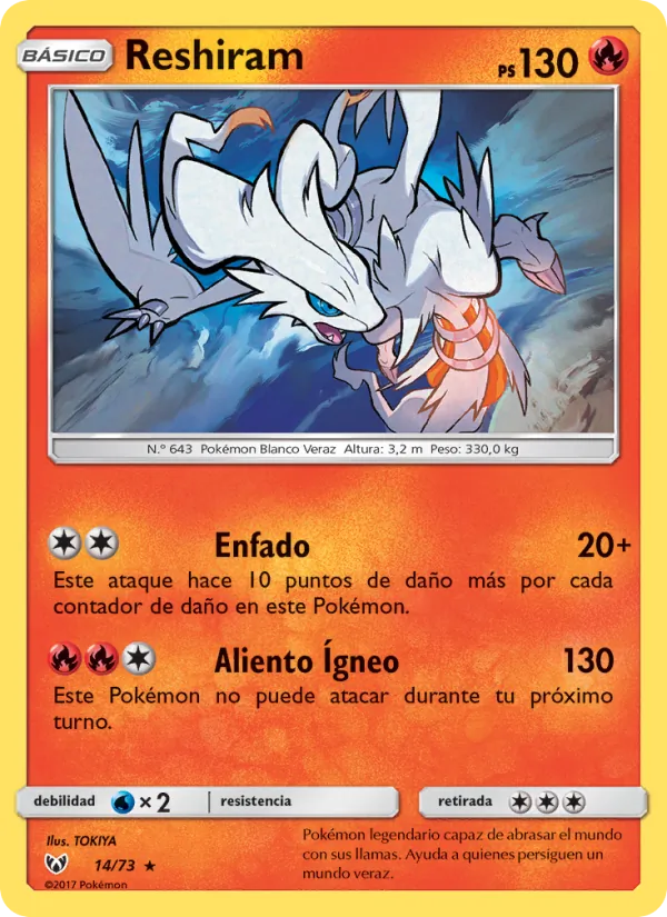 Reshiram Leyendas Luminosas 14/73