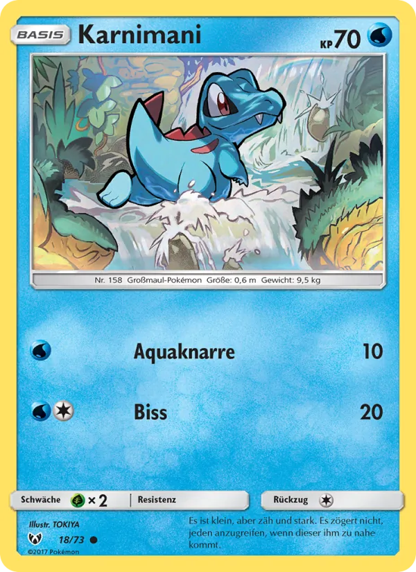 Totodile Shining Legends 18/73