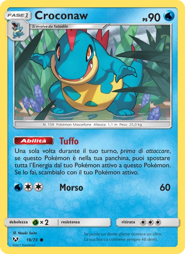 Croconaw Leggende Iridescenti 19/73