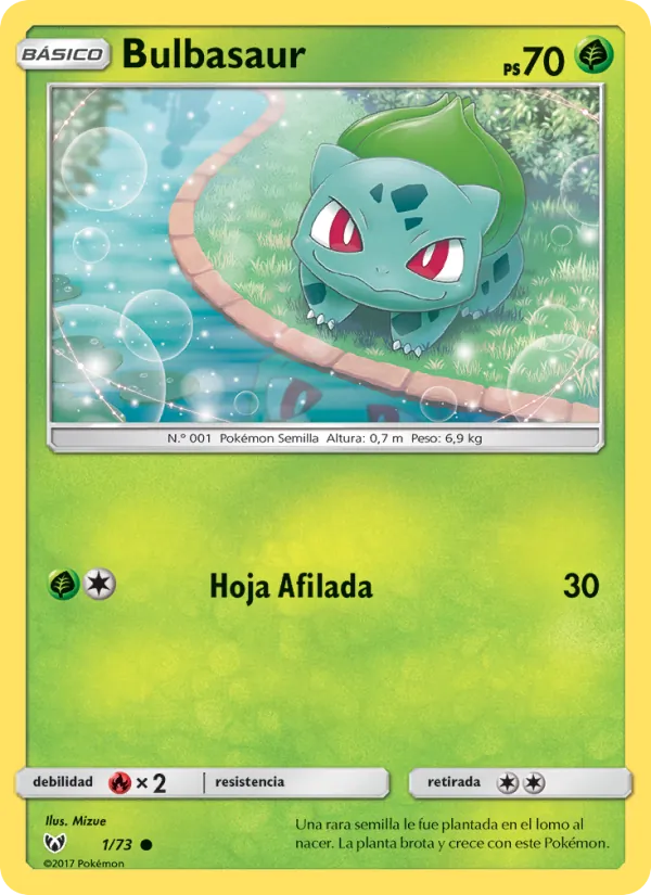 Bulbasaur Leyendas Luminosas 1/73