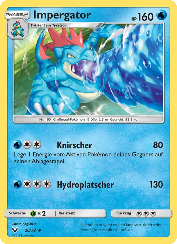 Feraligatr Shining Legends 20/73