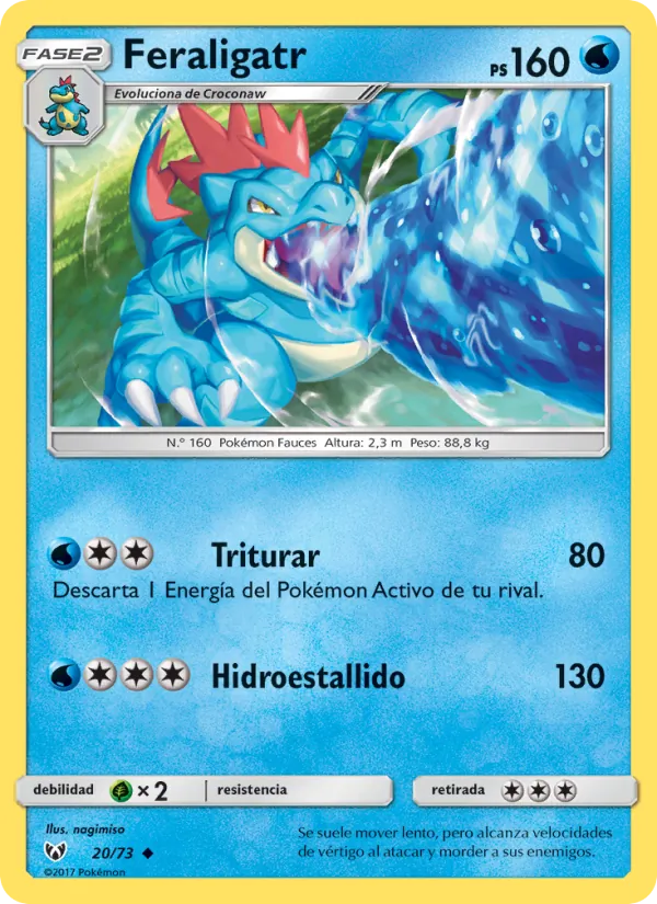 Feraligatr Leyendas Luminosas 20/73