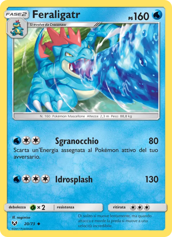 Feraligatr Leggende Iridescenti 20/73