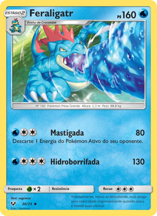 Feraligatr Lendas Luminescentes 20/73
