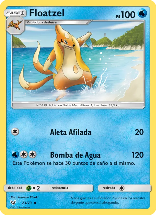 Floatzel Leyendas Luminosas 23/73