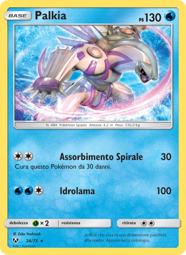 Palkia Leggende Iridescenti 24/73