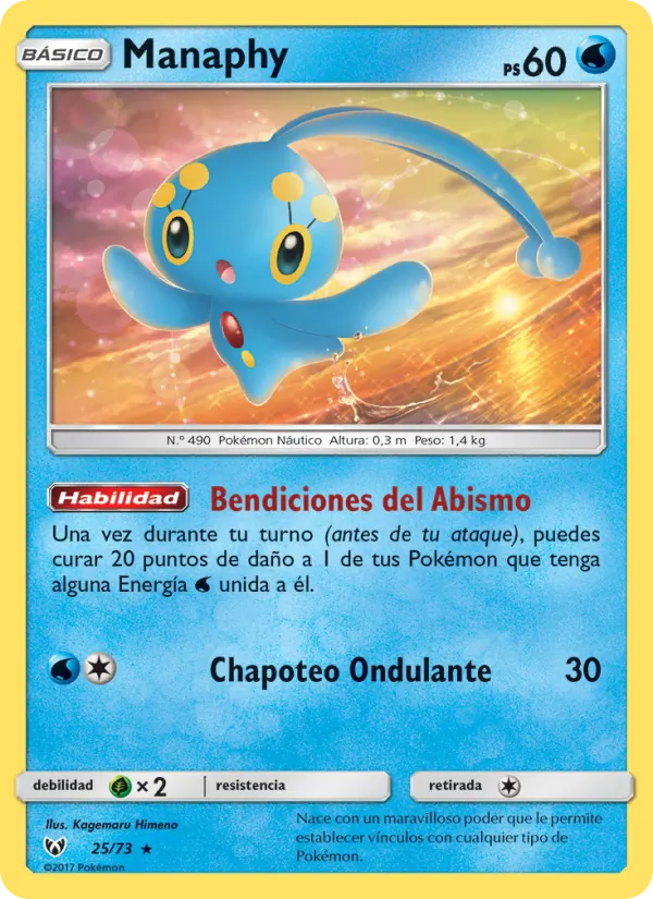 Manaphy Leyendas Luminosas 25/73