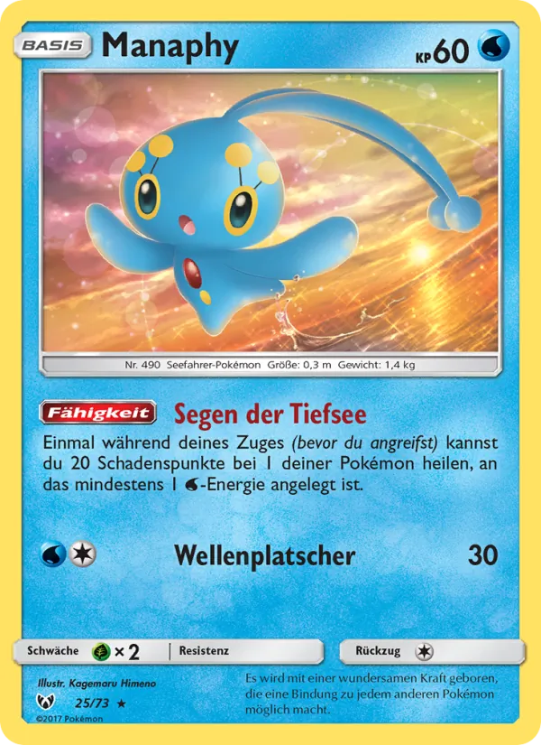 Manaphy Légendes Brillantes 25/73