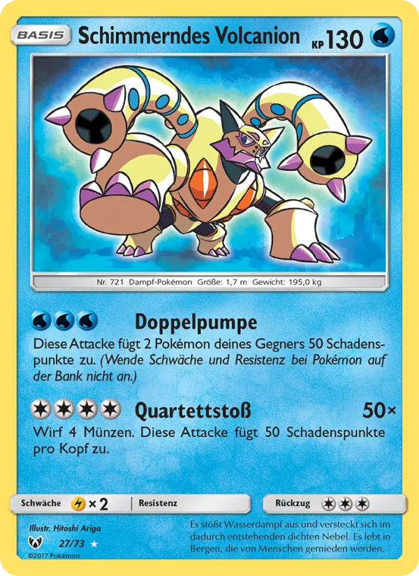 Schimmerndes Volcanion Schimmernde Legenden 27/73