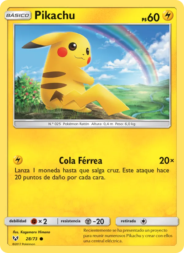Pikachu Leyendas Luminosas 28/73