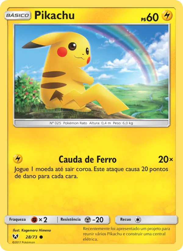 Pikachu Lendas Luminescentes 28/73