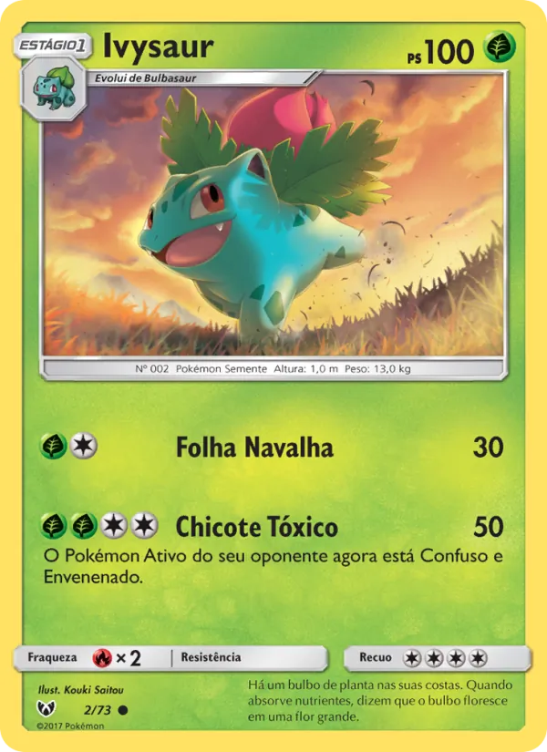 Ivysaur Lendas Luminescentes 2/73