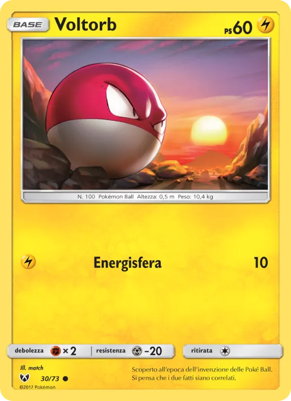 Voltorb Leggende Iridescenti 30/73