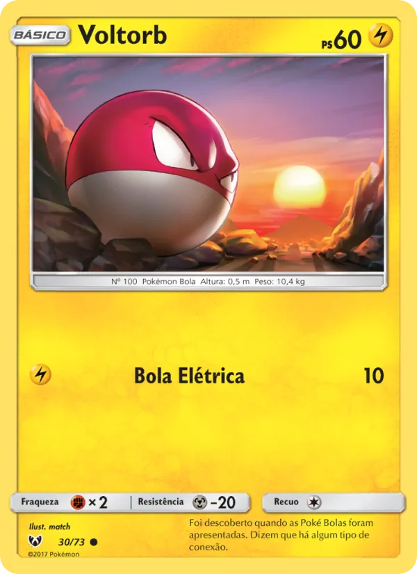 Voltorb Lendas Luminescentes 30/73