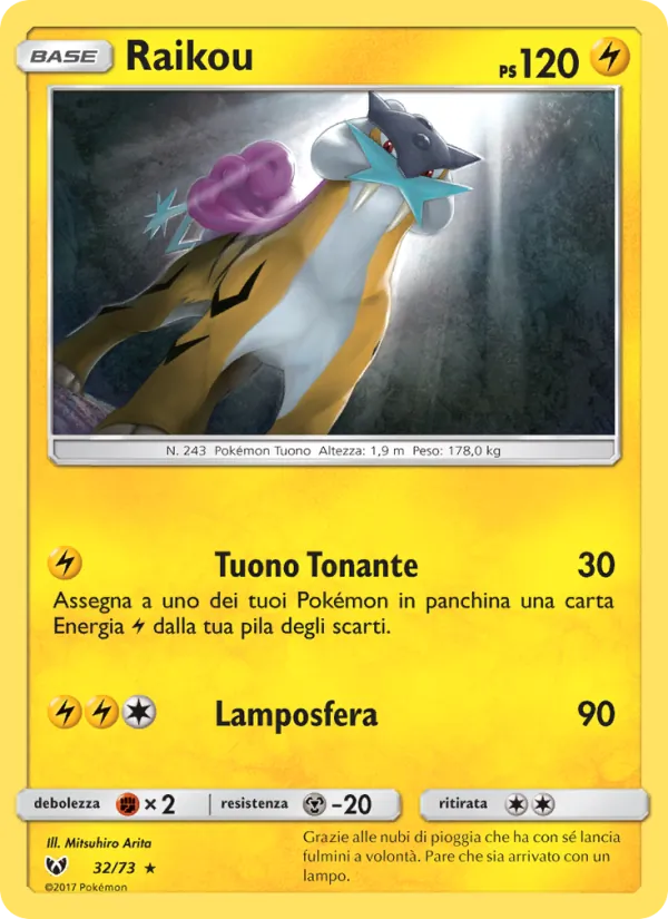 Raikou Leggende Iridescenti 32/73