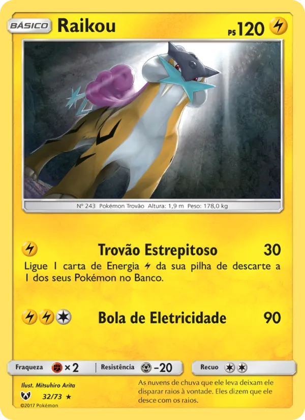 Raikou Lendas Luminescentes 32/73